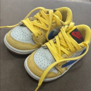 Nike Kids Sneakers Yellow and Blue